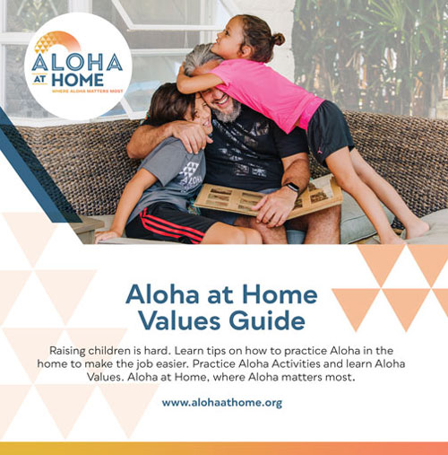 Aloha at Home Aloha Values Brochure